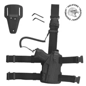 Kabury i pokrowce - kabura taktyczna do P99 IMP-SSS 2007PPS z opcją na pas + smycz taktyczna IWO-HEST - miniaturka - grafika 1