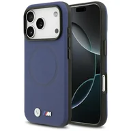 Etui i futerały do telefonów - Etui BMW M FW Metal Logo MagSafe do iPhone 17 Pro granatowy - miniaturka - grafika 1