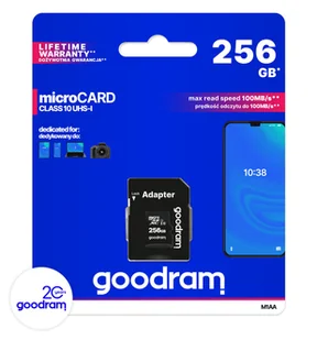 Goodram microSDHC 256GB (M1AA-2560R12) - Karty pamięci - miniaturka - grafika 2