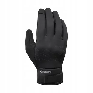Rękawiczki Shimano Windstopper Insulated Black r.M - Rękawiczki rowerowe - miniaturka - grafika 1