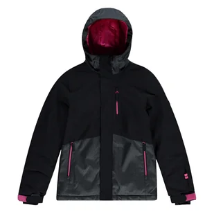 Dziecięca Kurtka ocieplana O'NEILL PG CORAL JACKET 0P5072-9010 – Czarny - Kurtki narciarskie - miniaturka - grafika 1