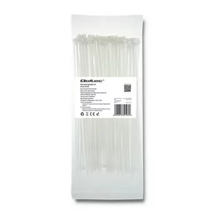 QOLTEC Opaski zaciskowe 2.5x200mm nylon UV 100szt. białe (52195) - Pozostałe akcesoria sieciowe - miniaturka - grafika 3