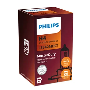 Philips 13342 MDC1 tradycyjnych żarówek H4 Master Duty, 1er karton 13342MDC1 - Oświetlenie samochodowe - akcesoria - miniaturka - grafika 3