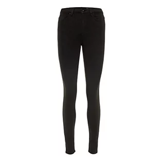 Spodnie damskie - VERO MODA Damskie spodnie jeansowe, czarny, (XS) W / 30L - grafika 1