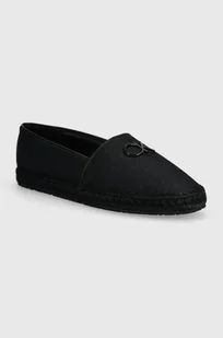 Calvin Klein espadryle ESPADRILLE RELOCK MONOCQ kolor czarny HW0HW01916 - Espadryle damskie - miniaturka - grafika 1