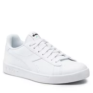 Sneakersy damskie - DIADORA Sneakersy Torneo 101.178327-C1880 White/White/Black - miniaturka - grafika 1