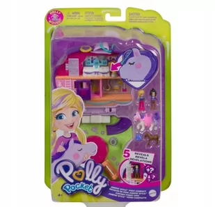 Mattel Polly Pocket Kompaktowe Zestawy Pony Jumpin Style FRY35 GTN14 - Lalki dla dziewczynek - miniaturka - grafika 12