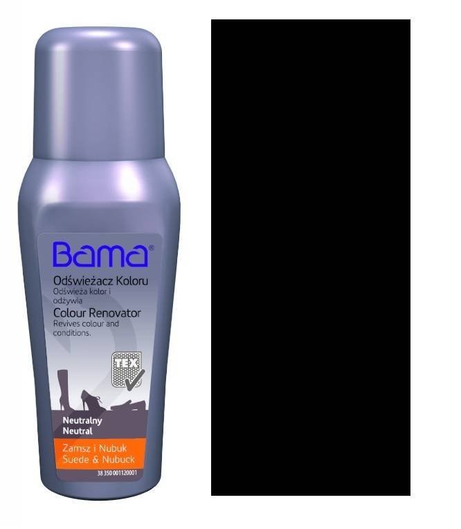 Pasta do butów farba do zamszu i nubuku bama 75 ml 009 czarny