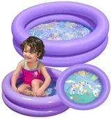 Baseny ogrodowe - Brodzik dziecięcy Dmuchany 61x15 MINI BASENIK Wanienka Turystyczna podróżna - miniaturka - grafika 1