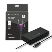 Zasilacze do laptopów - Qoltec Zasilacz do HP 150W 19.5V 7.7A 7.4*5.0 + pin + kabel zasilający 51729 51729 - miniaturka - grafika 1