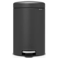 Kosze na śmieci - Brabantia Kosz na śmieci pedałowy NewIcon 12l grafitowy mat 113802 - miniaturka - grafika 1