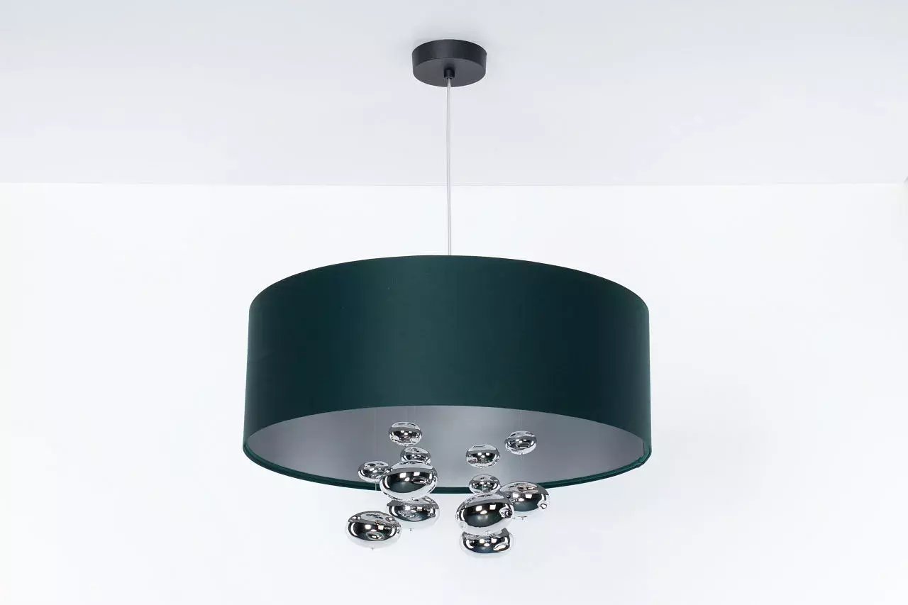 Lampa wisząca BPS KONCEPT Lampa wisząca BUBBLE LIGHT 40cm zielona BPS KONCEPT