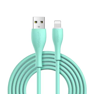 Kabel przewód do iPhone USB-A - Lightning 3A wskaźnik ładowania 2m zielony - Kable USB - miniaturka - grafika 1