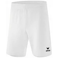 Spodnie sportowe męskie - ERIMA Męskie spodenki piłkarskie Rio 2.0 z wewnętrznymi majtkami biały biały l - miniaturka - grafika 1