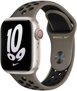 Apple Pasek sportowy Nike w kolorze Olive Grey/czarnym 41 mm - Akcesoria do smartwatchy - miniaturka - grafika 2