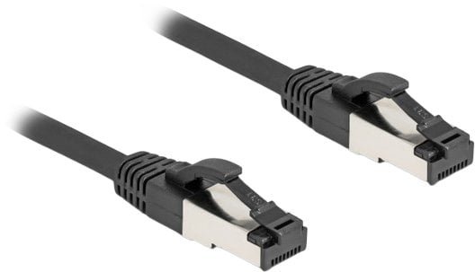 DeLOCK 80566 kabel sieciowy Czarny 0,25 m Cat8.1 S/FTP S-STP