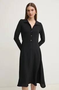 Morgan sukienka RDINAR kolor czarny mini rozkloszowana RDINAR - Sukienki Morgan sukienka RDINAR kolor czarny mini rozkloszowana RDINAR - Sukienki - miniaturka - grafika 1