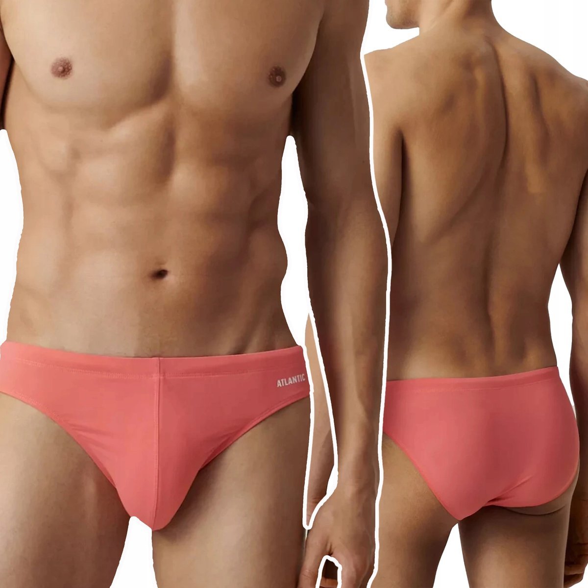 KĄPIELÓWKI MĘSKIE slipy szybkoschnące mini z podszewką Atlantic *XL