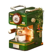 Klocki - KLOCKI KONSTRUKCYJNE EKSPRES DO KAWY 618 ELEMENTÓW ZESTAW DO UŁOŻENIA - miniaturka - grafika 1