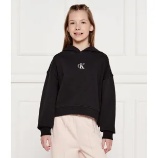Calvin Klein Jeans Bluza Loose fit - Bluzy dla dziewczynek - miniaturka - grafika 1