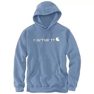 Bluzy męskie - Carhartt Męska bluza z logo Loose Fit Midweight Graphic, skystone, L - grafika 1