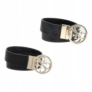 Guess Pasek Damski 2W1 Orlina Adj & Rev Pant Belt Czarny/Szary Clo R.S - Paski - miniaturka - grafika 1