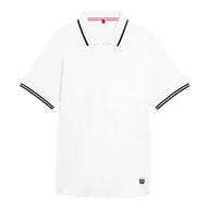 Koszulki sportowe męskie - Koszulka męska Wilson M Players Seamless Polo 2.0 Bright White L - miniaturka - grafika 1