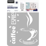 Szablony malarskie - Primacol Szablon XXL nr 91 "Espresso" Decorative Decorative - miniaturka - grafika 1