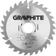Tarcze do pił - Graphite tarcza do drewna 165mm 30 zębów widia 57H652 - miniaturka - grafika 1