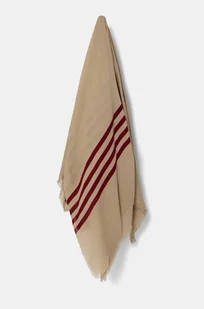 Tommy Hilfiger szal damski kolor beżowy wzorzysty AW0AW16644 - Apaszki i szaliki damskie - miniaturka - grafika 1
