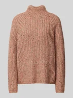 Swetry damskie - Sweter z dzianiny o kroju regular fit ze stójką - miniaturka - grafika 1