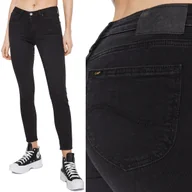 Spodnie damskie - Lee SCARLETT SKINNY Midnight SZARE DżINSOWE RURKI W25 L29 - miniaturka - grafika 1