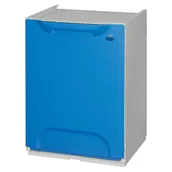 Kosze biurowe - Artplast Plastikowy kosz na śmieci segregowane, szary / niebieski, 1x 14 l R34/1B - miniaturka - grafika 1