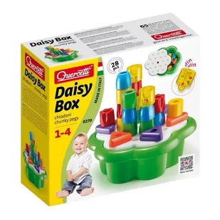 Quercetti Układanka Daisy box chunky pets, 28 elementów GXP-608268 - Układanki dla dzieci - miniaturka - grafika 3