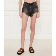 Spodenki damskie - One Teaspoon Jeansowe szorty RENEGADES Regular Fit high waist - miniaturka - grafika 1