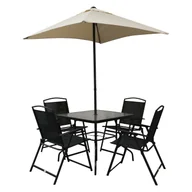 Meble ogrodowe - Sanico Goldgarden Stefan, z parasolem - miniaturka - grafika 1