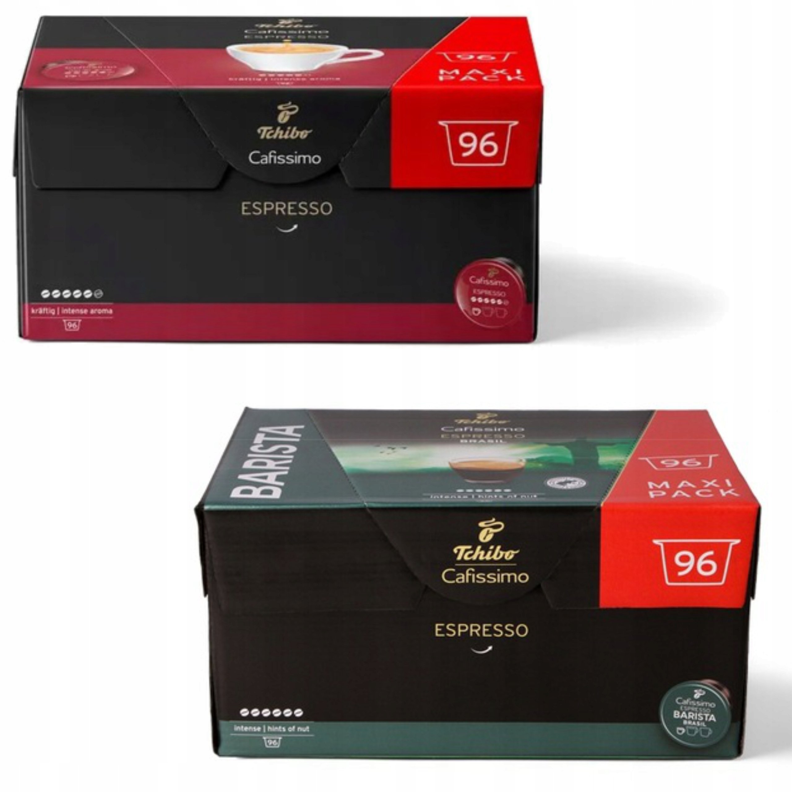 Tchibo Cafissimo Espresso Intense 96 kapsułek/ Brasil Arabika 96 kapsułek
