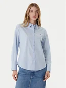 Koszule damskie - Tommy Hilfiger Koszula Ess WW0WW47169 Błękitny Regular Fit - miniaturka - grafika 1