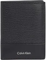 Portfele - Calvin Klein Męski portfel SUBTLE MIX BIFOLD 7CC W/COIN Bi-Fold Wallet, czarny ziarnisty/gładki, rozmiar 0ne, Czarne ziarno/gładkie, 0ne Size - miniaturka - grafika 1