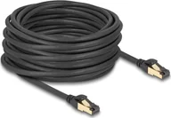 Kable miedziane - Delock DeLOCK RJ-45 network cable Cat.6a S/FTP, with Cat.7 raw cable black, 15 meters, 600 MHz, suitable for industrial and outdoor use - miniaturka - grafika 1