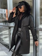 Kurtki damskie - Kurtka zimowa damska parka LUSTER czarna Dstreet TY3954-L - miniaturka - grafika 1