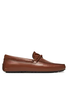 BOSS Mokasyny Noel_Mocc_ltlc 50541771 Brązowy - Mokasyny męskie - miniaturka - grafika 1