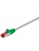 Kable światłowodowe - Wentronic SSTP PIMF Crossover Patch Cable, szary kabel sieciowy 5 m 4040849684630 - miniaturka - grafika 1