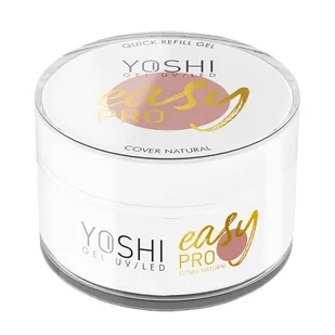 Yoshi - Żel UV/LED Easy Pro Cover Natural 50ml - Żele do paznokci - miniaturka - grafika 1