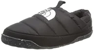 Kapcie damskie - THE NORTH FACE Męskie kapcie Nuptse II, czarne/białe, 39 EU, czarny biały, 39 eu - miniaturka - grafika 1