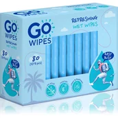 Chusteczki nawilżane - GoWipes Refreshing Wet Wipes odświeżające chusteczki nawilżane 10x8 szt. - miniaturka - grafika 1