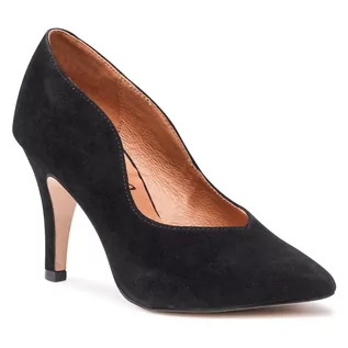 Czółenka - Szpilki CAPRICE - 9-22403-27 Black Suede 004 - grafika 1