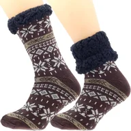 Skarpetki męskie - Skarpetki Męskie Zimowe Norweski Design 41-46, Marka Cambell - miniaturka - grafika 1