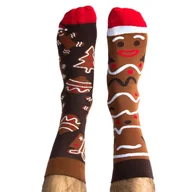 Skarpetki męskie - Skarpetki świąteczne El Gingero 44-46 Nanushki - miniaturka - grafika 1