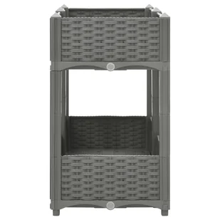 Donica do podwyższonej rabaty, 80x40x71 cm, polipropylen Lumarko - Donice - miniaturka - grafika 5